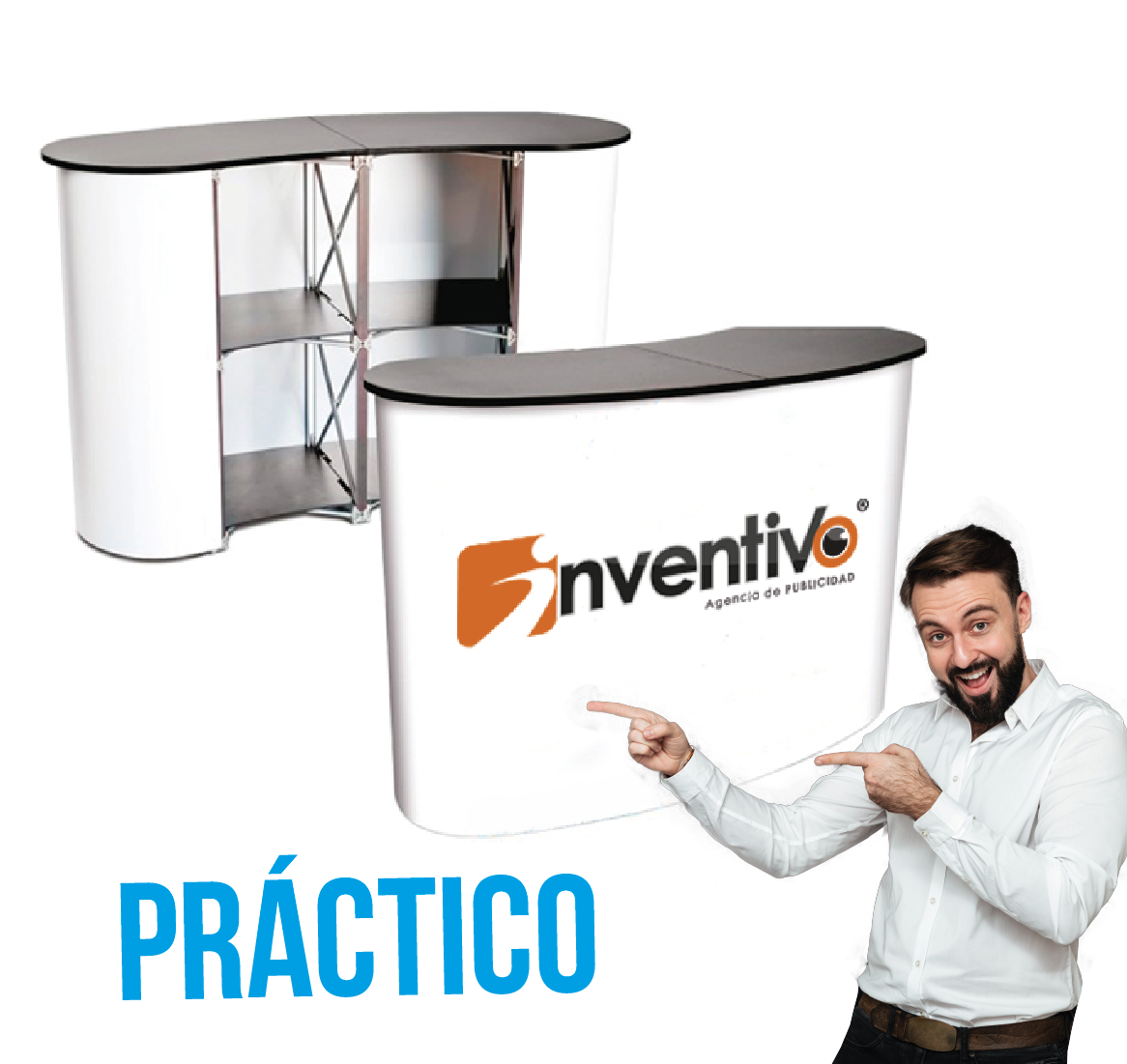 MESA PROMOCIONAL CURVO