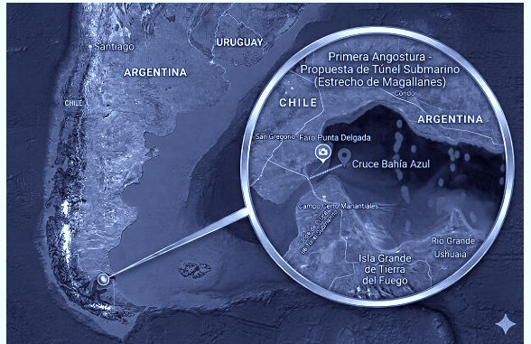 Túnel submarino bajo el estrecho de Magallanes: proyecto que busca unir Tierra del Fuego al continente comienza a ganar fuerza