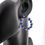 Thumbnail: 14.48 carats Blue Sapphire, 0.36 carats Diamond, 18K w/g, 9.44g Earrings