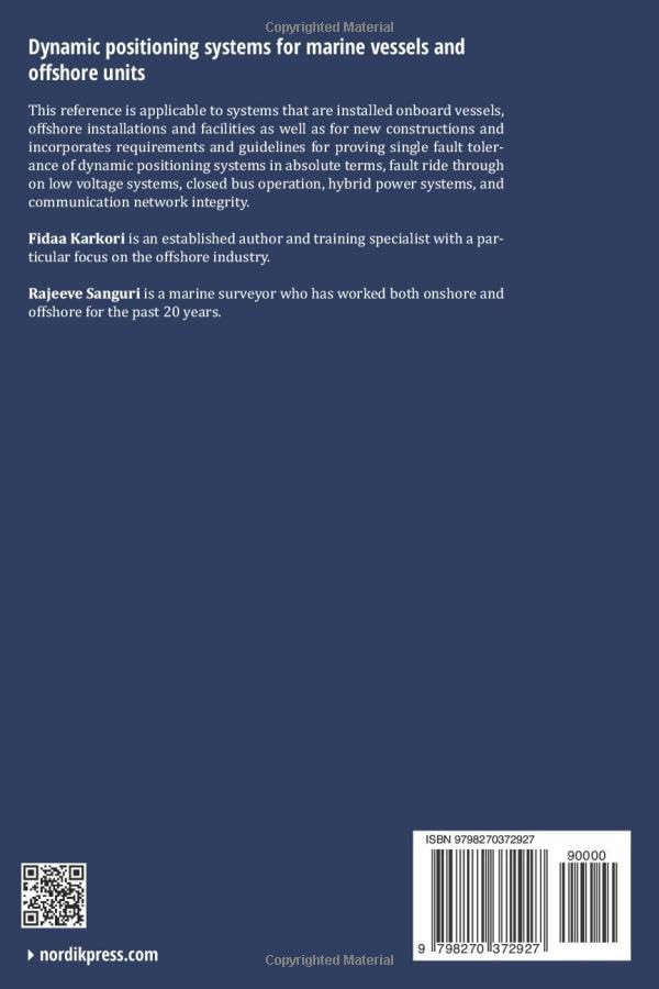 Thumbnail: Dynamic positioning systems for marine vessels and offshore units