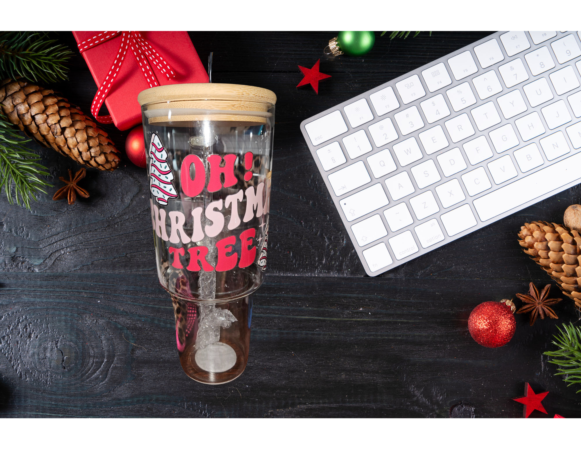 Customizable / Personalized 40oz Jumbo Glass Tumbler