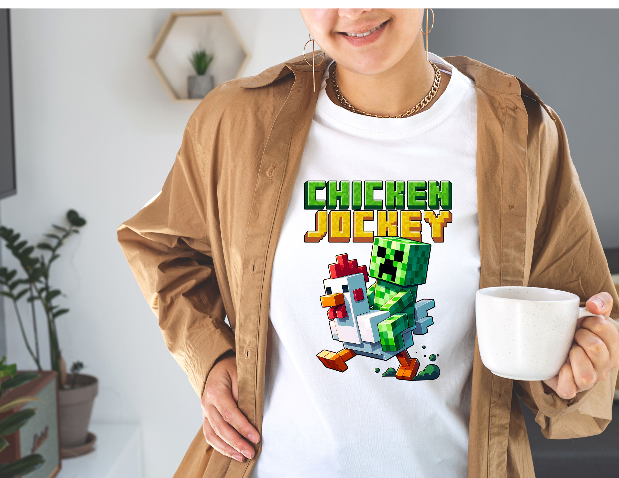 Chicken Jockey Mind Craft Tee