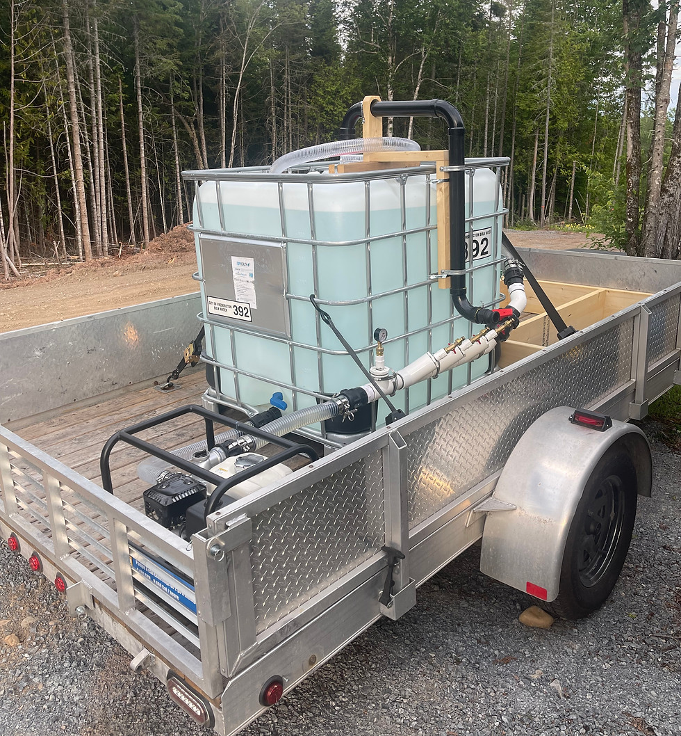 Pristine Pressure Washing Fredericton Trailer