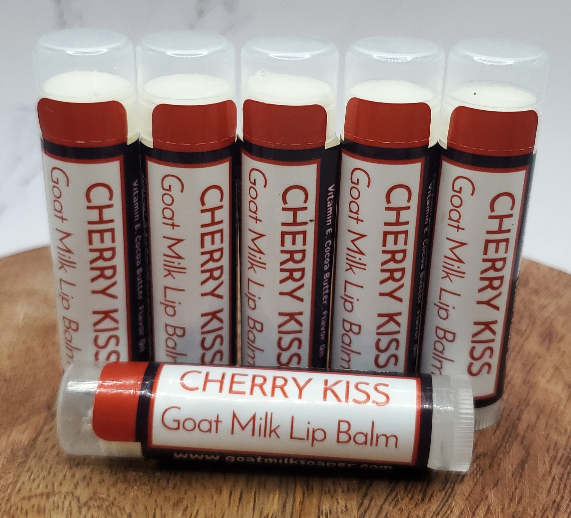 Whitetail Lane Farm Goat Milk Lip Balm Cherry Kiss