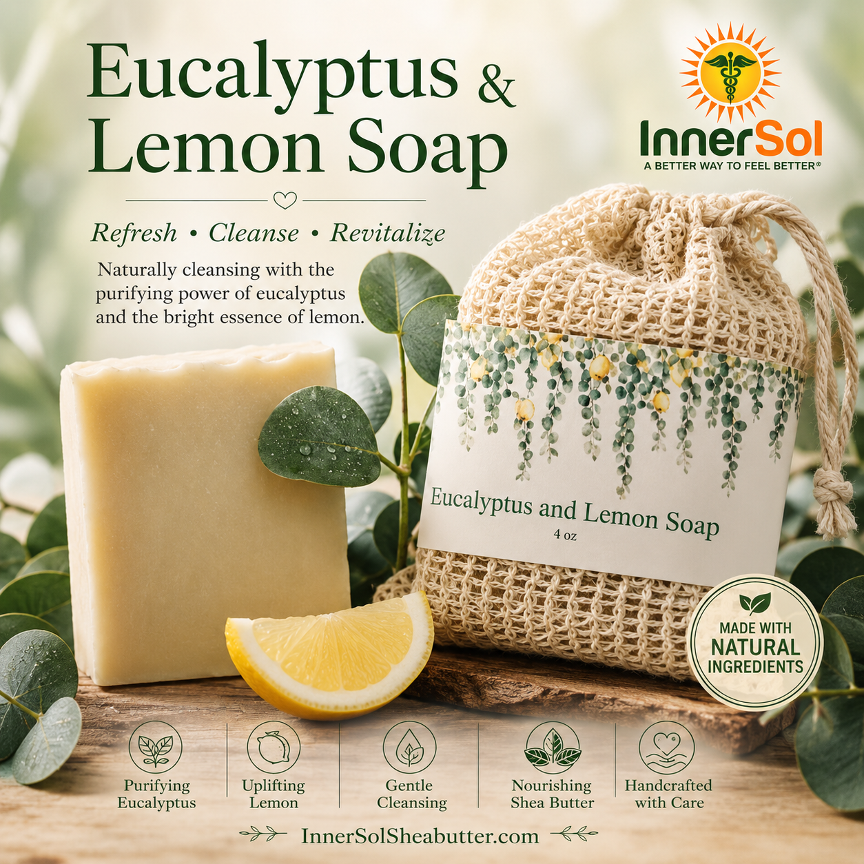 Eucalyptus and Lemon Soap