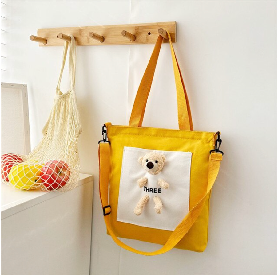 Thumbnail: Three Canvas Tote Bag - Large