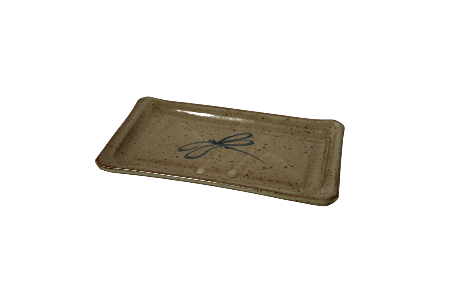 Sen Rectangle Plate-small-robin Cage-dragon Fly-4 Corner Shape