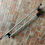 Thumbnail: VINTAGE BLACK & ALUMINIUM COAT RACK/SHELF