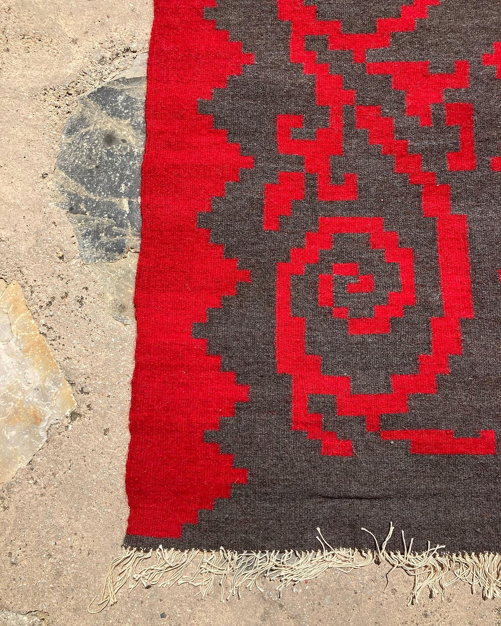 Thumbnail: RED & GREY VINTAGE KILIMI