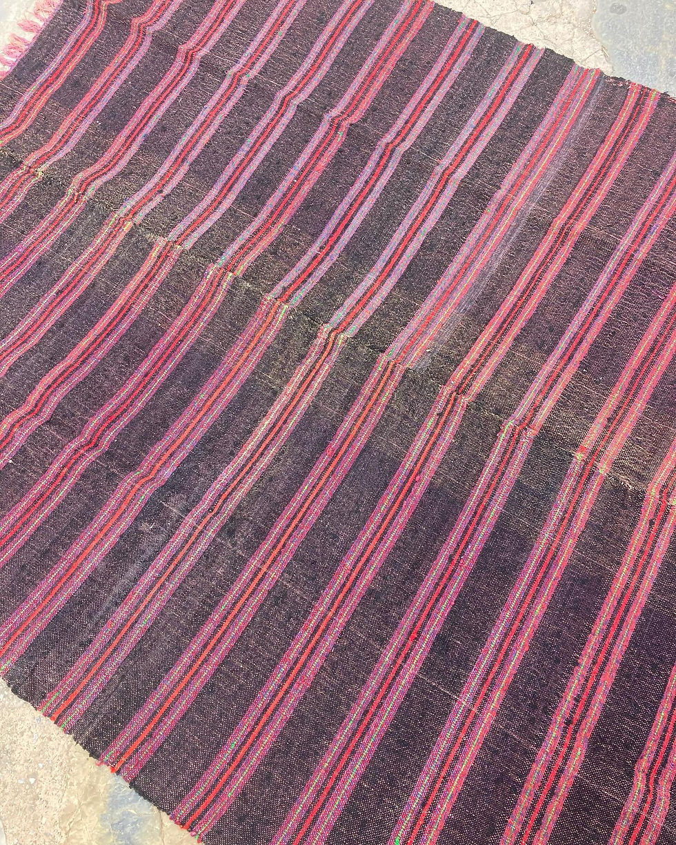 Thumbnail: VINTAGE HAND WOVEN WOOL KILIMI