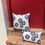 Thumbnail: ITALIAN BLUE & WHITE DAMASK LUMBAR CUSHION