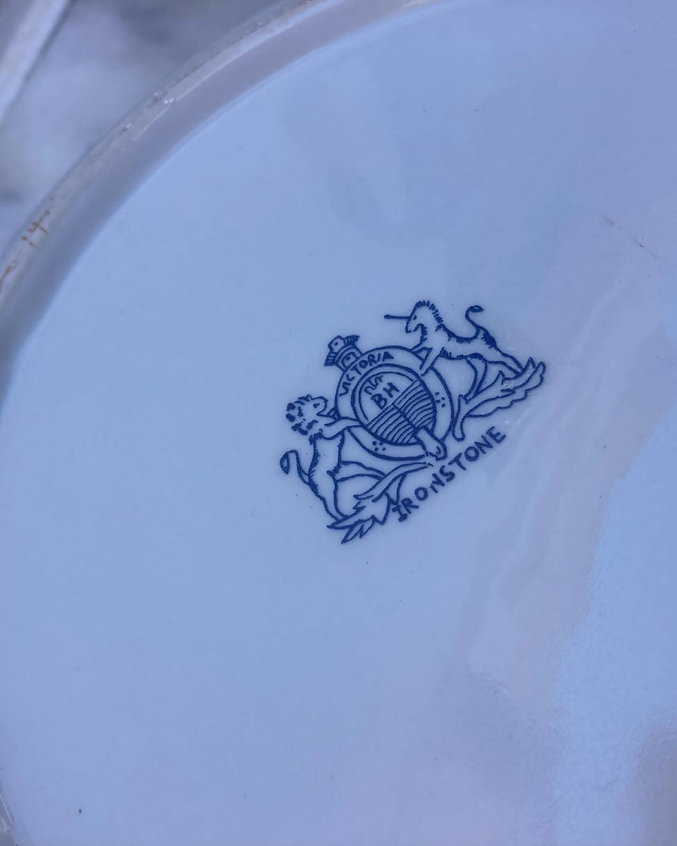 Thumbnail: VINTAGE IRONSTONE WASHBASIN & PITCHER
