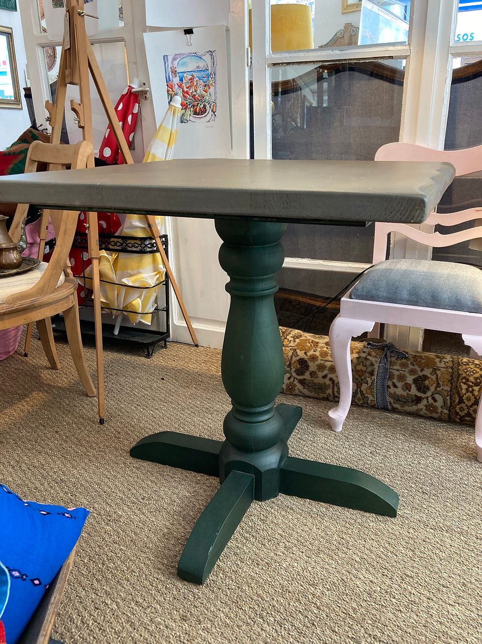 Thumbnail: TWO TONE RUSTIC DINING TABLE
