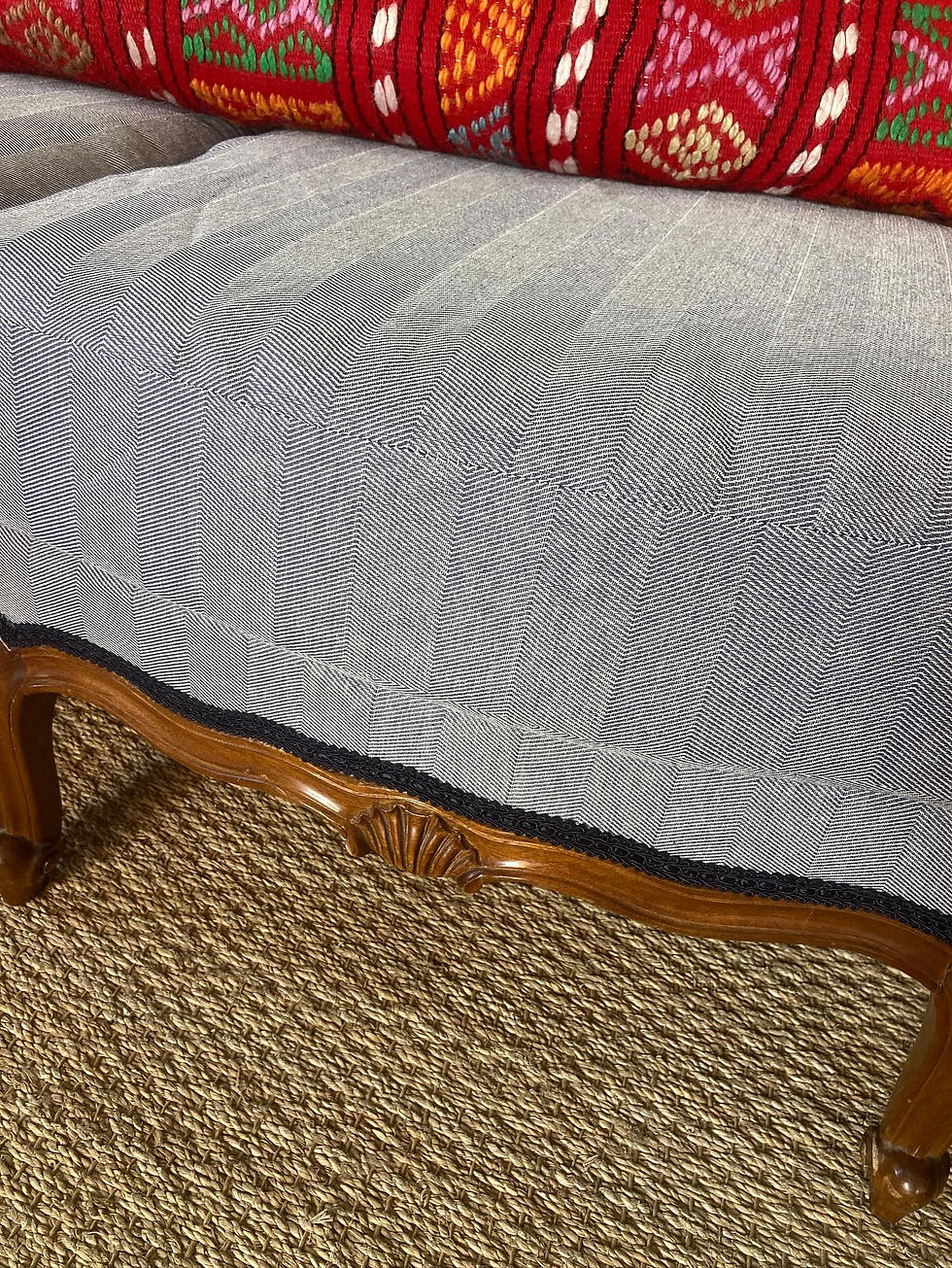 Thumbnail: VINTAGE FRENCH PROVINCIAL STYLE SOFA 
