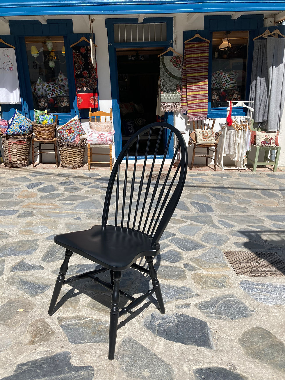 Thumbnail: CONTEMPORARY HIGH BACK WINDSOR STYLE CHAIR