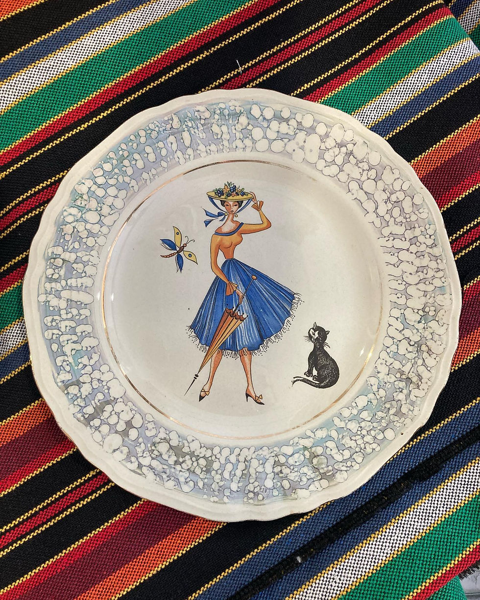 Thumbnail: FABULOUS LADIES VINTAGE DECORATIVE PLATES