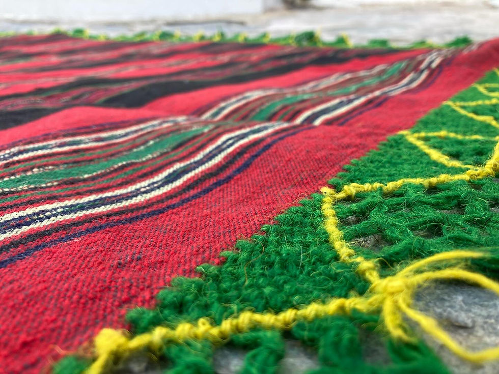 Thumbnail: TRADITIONAL HAND WOVEN WOOL KILIMI 
