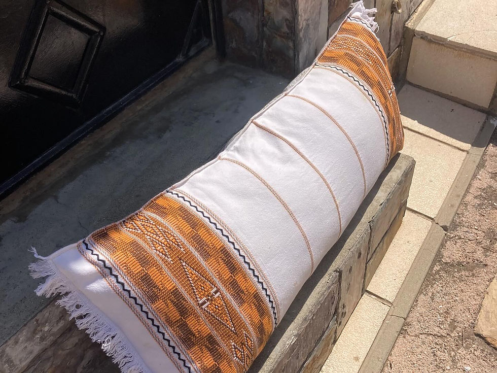 Thumbnail: LARGE VINTAGE TABLECLOTH CUSHION 