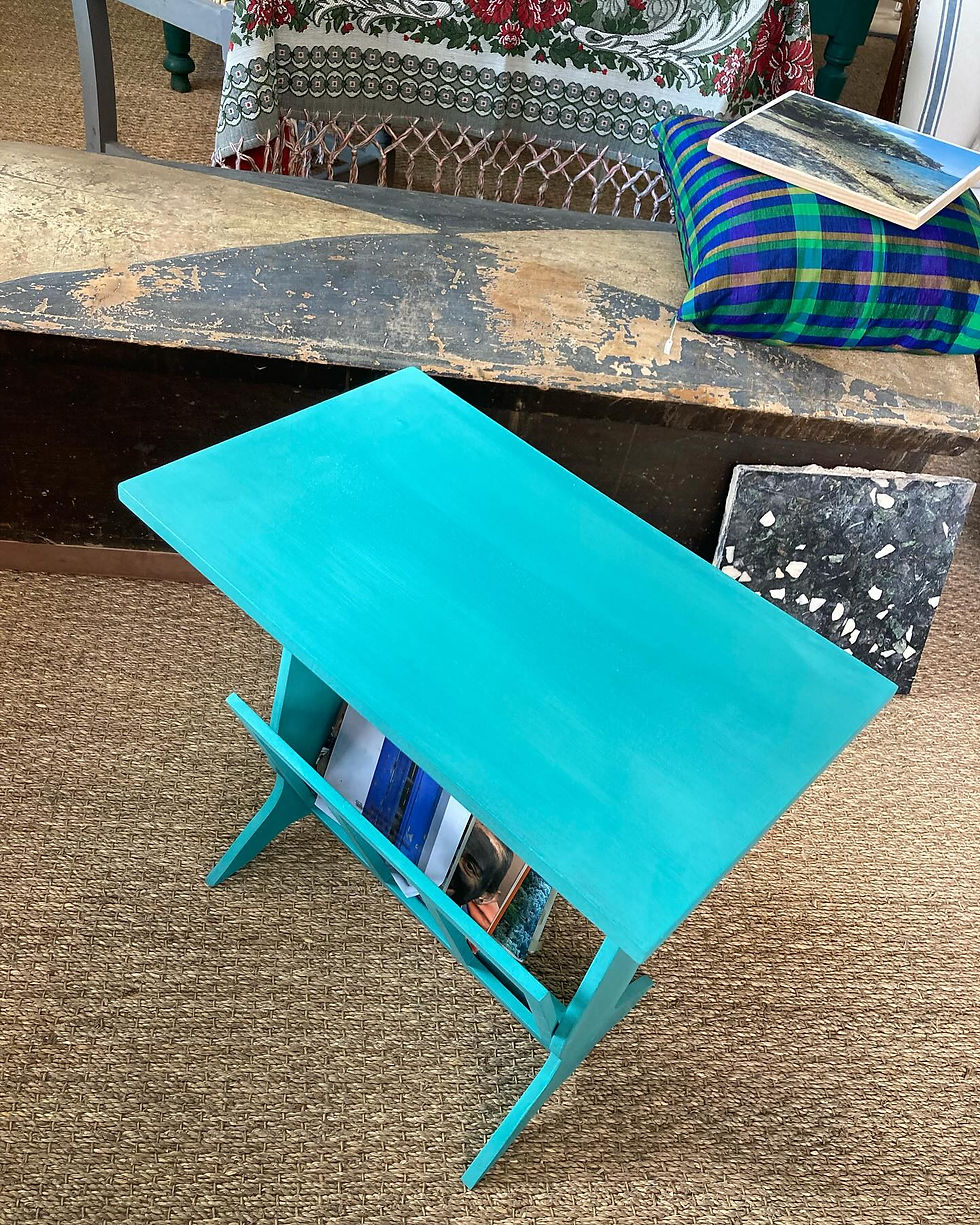 Thumbnail: VINTAGE PAINTED SIDE TABLE 