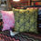 Thumbnail: CONTEMPORARY PINK JAPANESE COTTON PRINT CUSHION