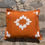 Thumbnail: LARGE VIBRANT BURNT ORANGE TABLECLOTH CUSHION