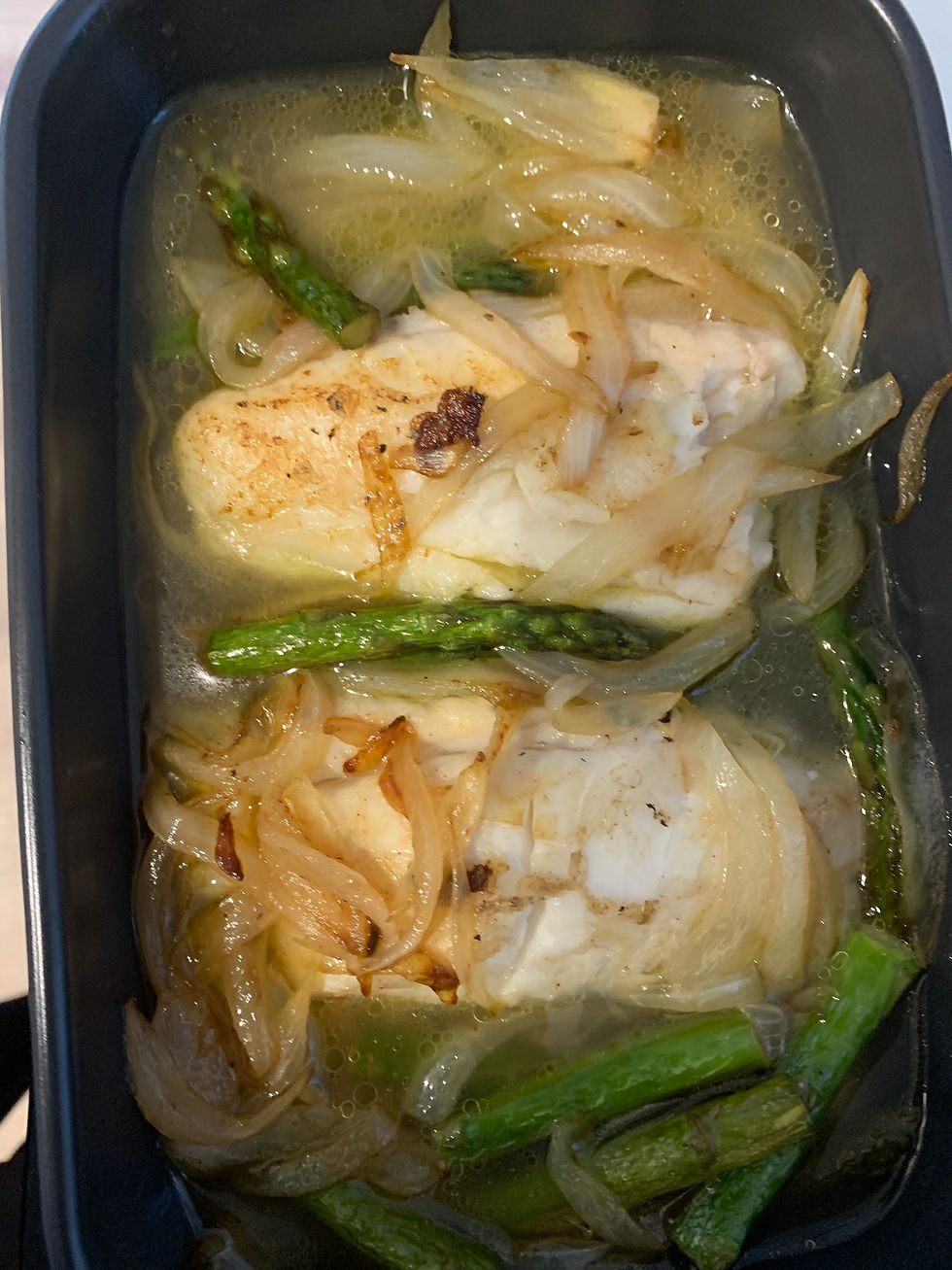 Merluza asada