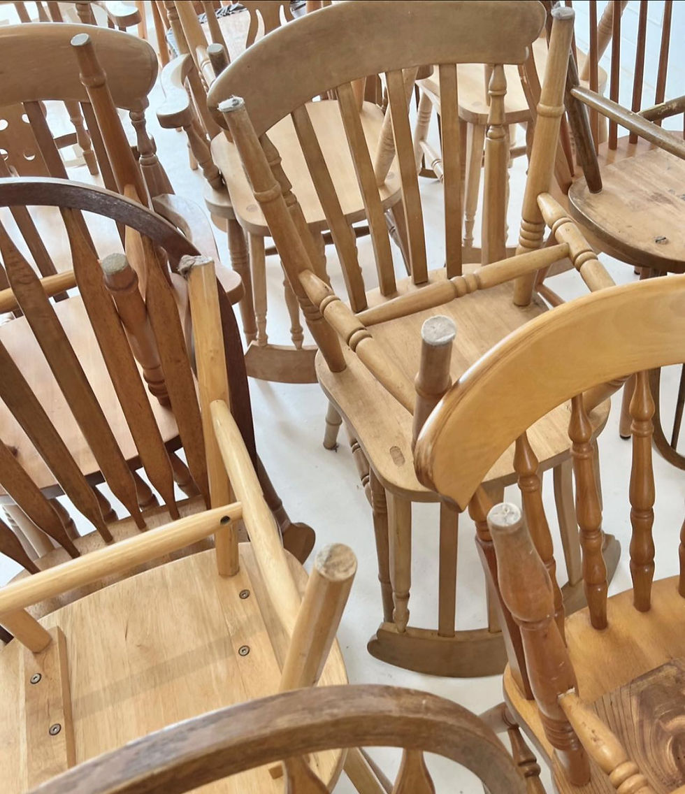 Thumbnail: Modern Stick Back Chairs