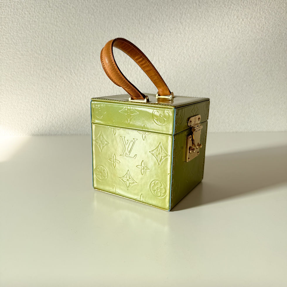 Thumbnail: LOUIS VUITTON Vernis Bleeker Vanity Box in Green
