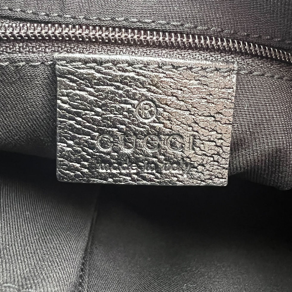 Thumbnail: GUCCI Mini Tote Bag, Thick Shoulder Strap in Black