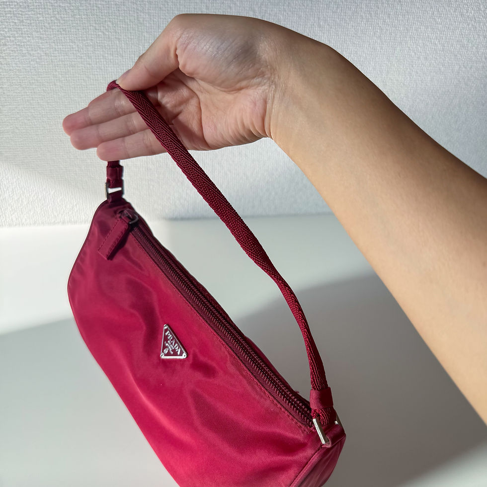 Thumbnail: PRADA Mini Pochette in Red
