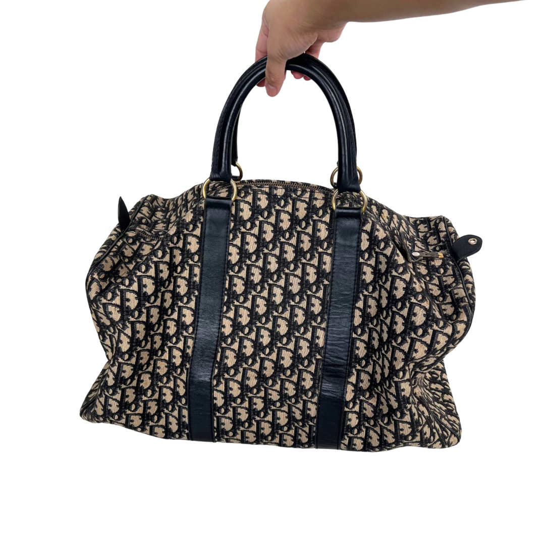 CHRISTIAN DIOR Trotter Boston Handbag 50