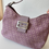 Thumbnail: FENDI Zucchino Shoulder Bag in Purple