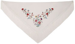 Mantón-cillo blanco