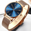 Thumbnail: LIGE Ultra thin Luxury Rose Gold Mesh Stainless Steel Watches Women Minimalist