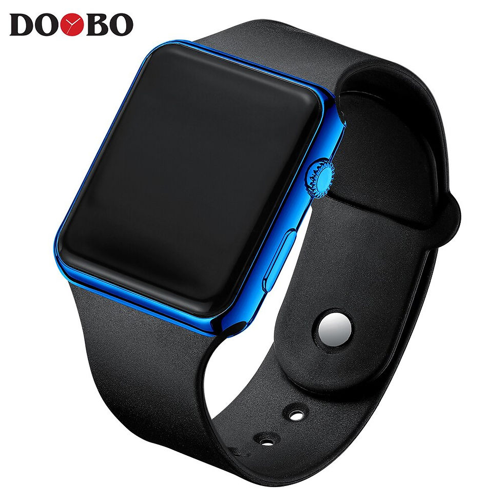 縮圖：Men LED Digital Sports Watches Men's Rubber Strap Male Military Wristwatch Clock