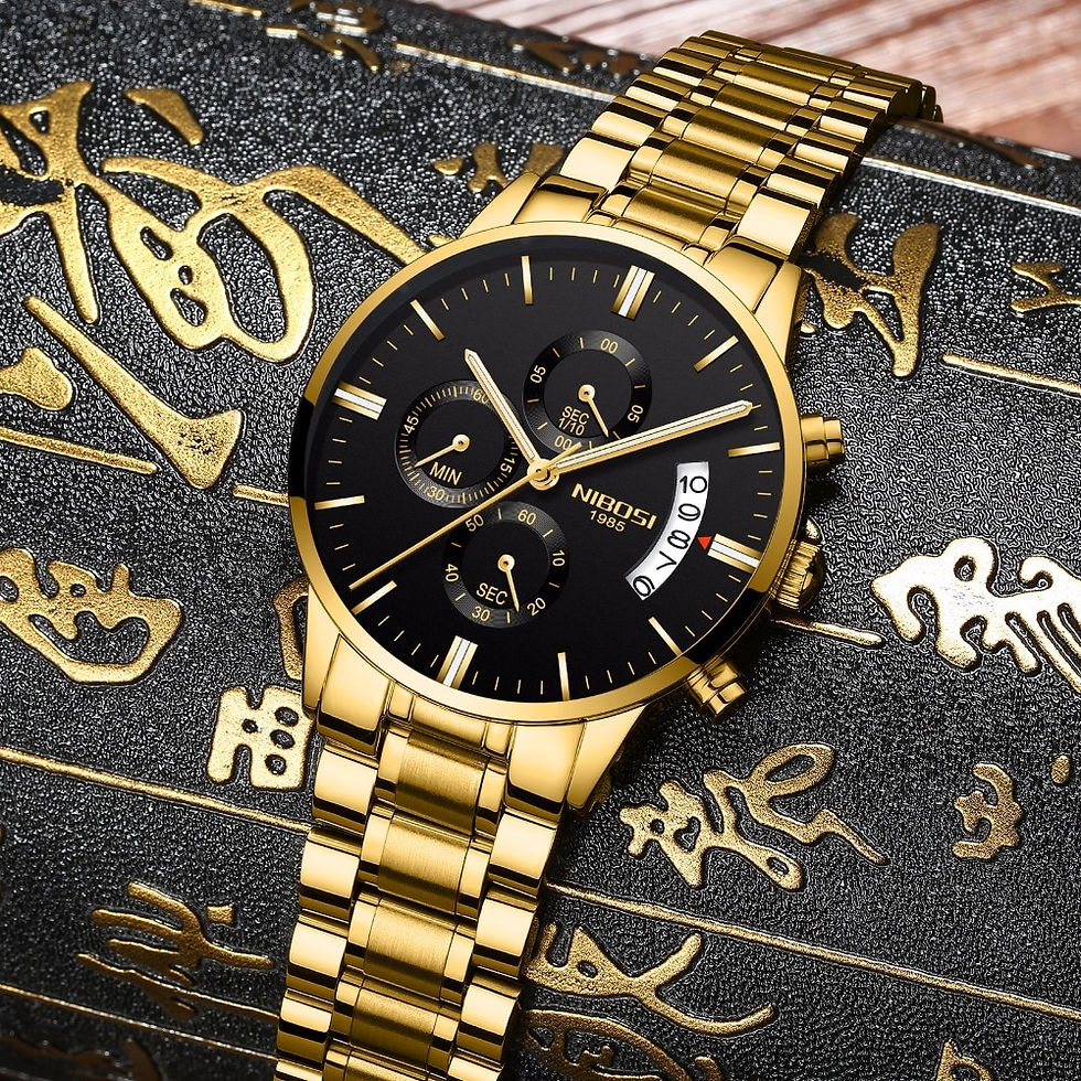 Thumbnail: NIBOSI Relogio Masculino Men Watches Luxury Famous Top Brand Men's Fashion