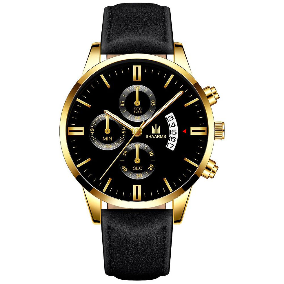 縮圖：2021 Relogio Masculino Watches Men Fashion Sport Stainless Steel Case Leather