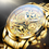 Thumbnail: NEKTOM 2022 Men Watches Luxury Top Brand Gold Watch Stainless Steel Big Male