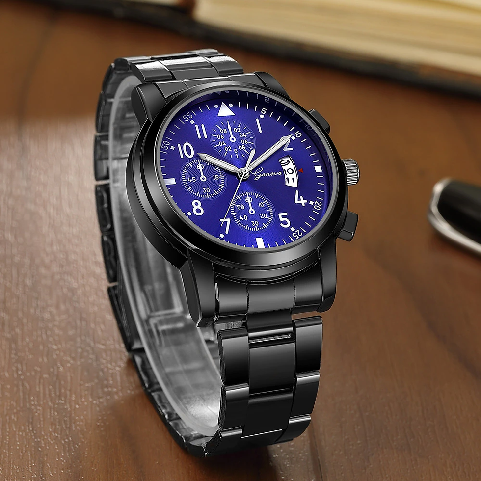 Thumbnail: 2019 New Luxury Fashion Watches man Fashion Military Stainless Steel Date Sport 