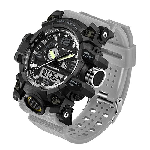 Thumbnail: SANDA Military Men's Watches Top Brand Luxury Waterproof Sport Watch Male S