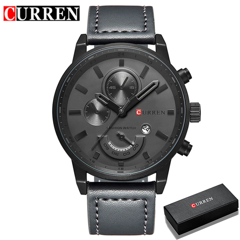 Thumbnail: CURREN Men's Casual Sport Quartz Watch Mens Watches Top Brand Luxury