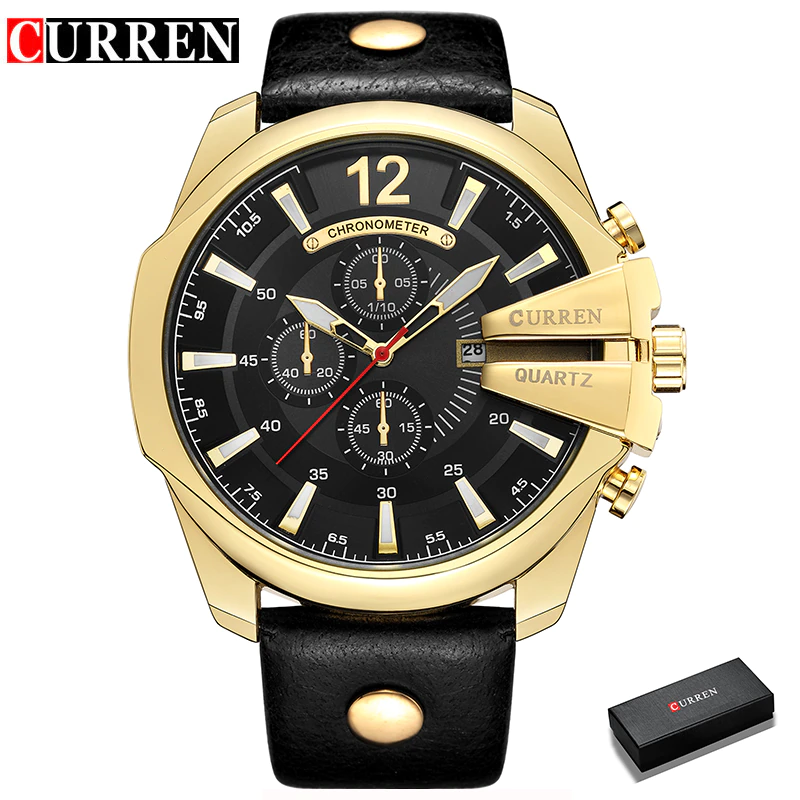 Thumbnail: Men Watch 2019 CURREN Men's Quartz Wristwatches Male Clock Top Brand Luxury
