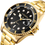 Thumbnail: Free Dropping Role Watch Men Quartz Mens Watches Top Luxury Brand Watch Man Gold