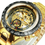 Thumbnail: WINNER Official Men Mechanical Wristwatches Skeleton Watch Golden Mens Watches