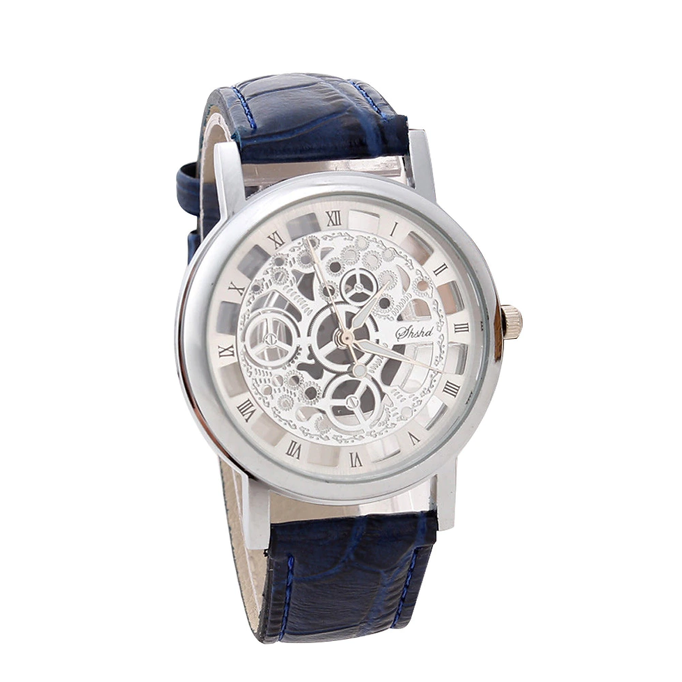 الصورة المصغرة: relogios masculino Business Watch For Men PU Leather Band Analog Alloy Quartz