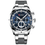 Thumbnail: New CURREN Top Brand Luxury Fashion Mens Watches Stainless Steel Chronograph