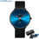 Thumbnail: CRRJU Fashion Mens Watches Top Brand Luxury Quartz Watch Men Casual Slim Mesh