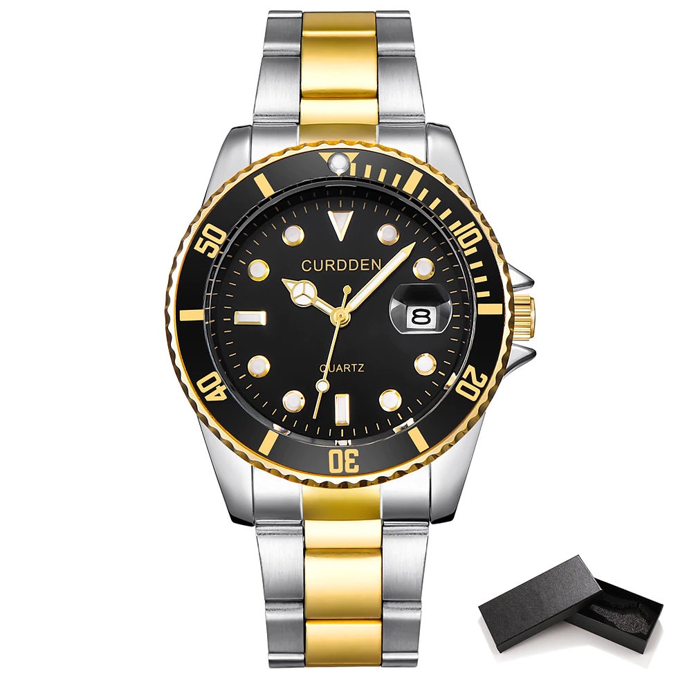Miniatura: Free Dropping Role Watch Men Quartz Mens Watches Top Luxury Brand Watch Man Gold
