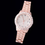 Thumbnail: Bubble Letter Watch Ice Big Dial Military Quartz Day Date Luxury Rhinestone