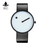 Thumbnail: 2019 Minimalist style creative wristwatches BGG black & white new design Dot and